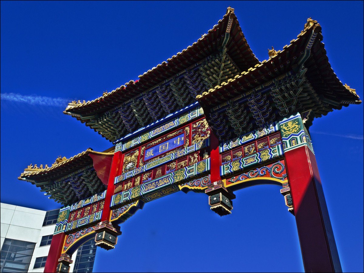 Chinatown Gate in Newcastle upon Tyne, Photo by dun_deagh via Flickr, CC BY-SA 2.0